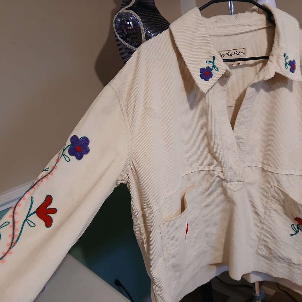 We The Free Cream Embroidered Jacket - Picture 4 of 4